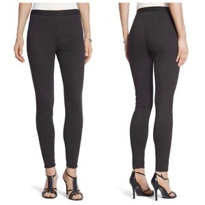 CHICO’S So Slimming Helene Leggings Ponte Knit Pant Charcoal Gray 12 Career